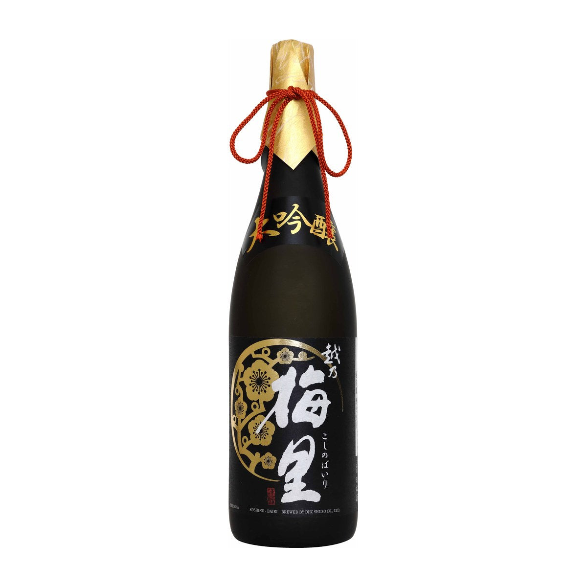 越乃梅里 大吟醸原酒 越淡麗 磨き35％ 1800ml