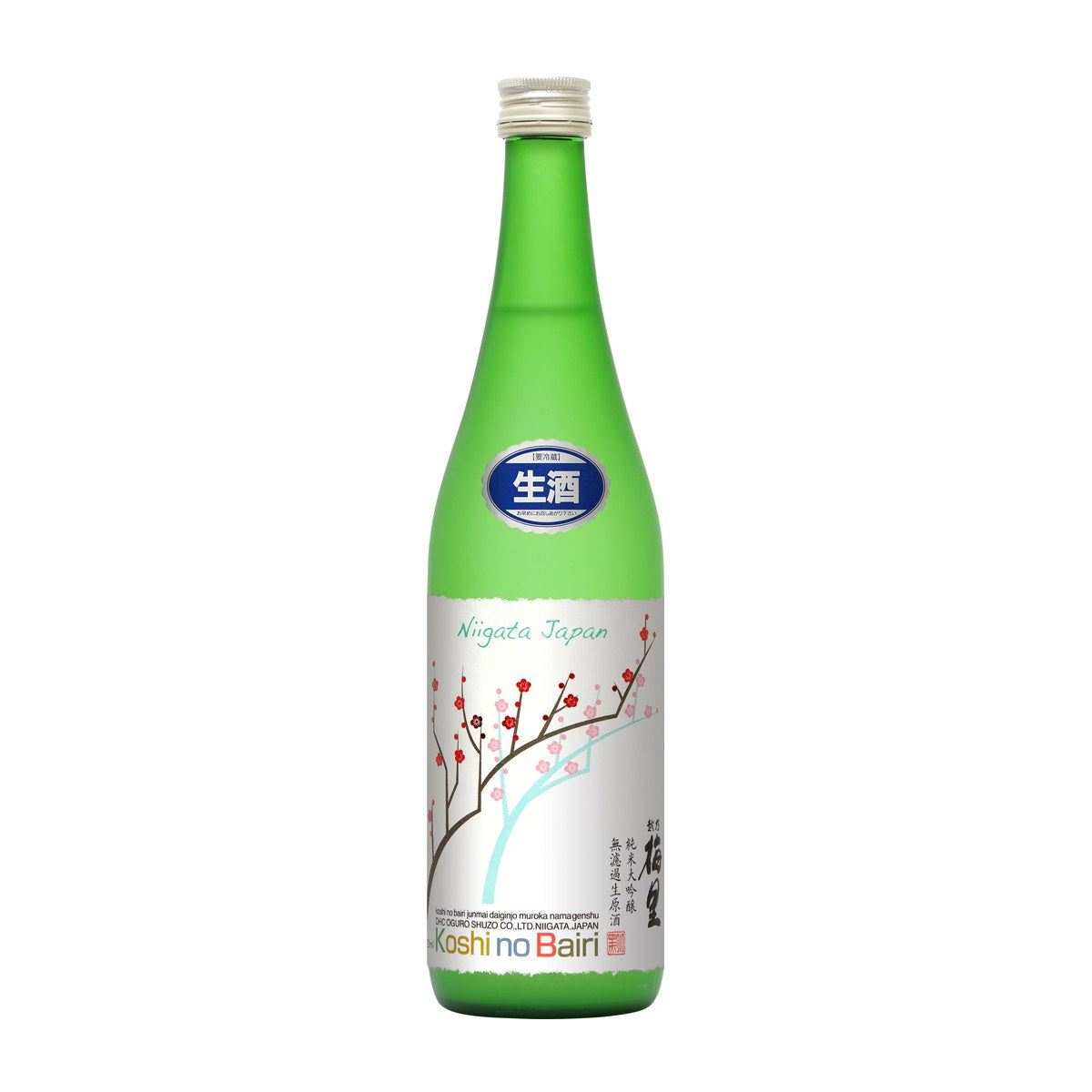 越乃梅里 純米大吟醸 亀口直採り無濾過生原酒 720ml